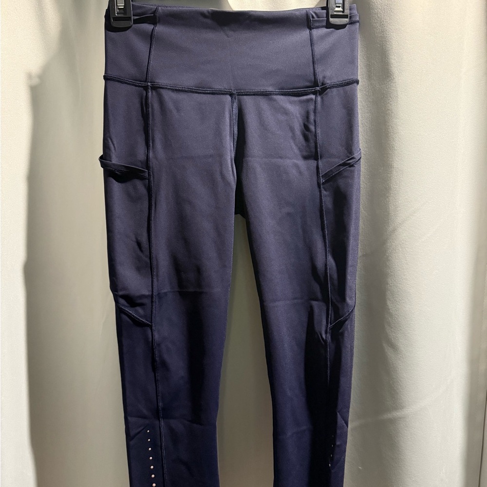 lululemon athletica Navy Blue High-Rise Pocket Leggings